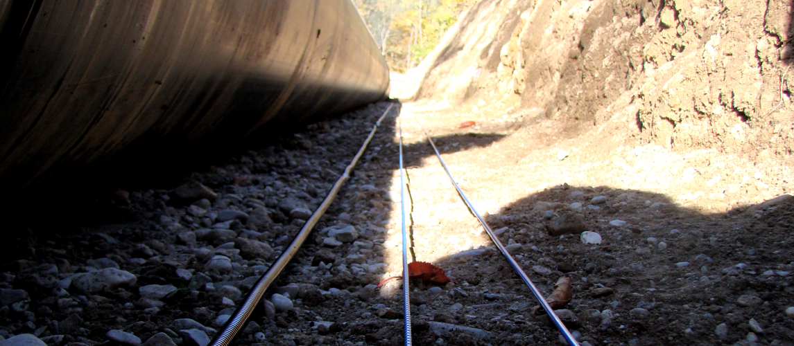 Pipeline monitoring in creeping slope, Tschiertschen (Switzerland)
