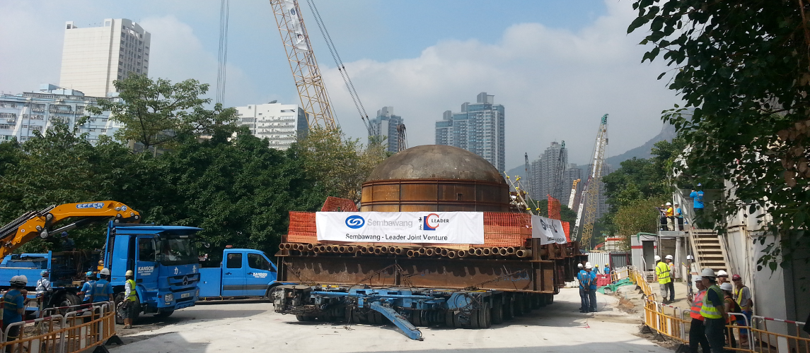 Monitoring of second world war pillbox during relocation, Hong Kong
